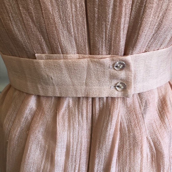 Peach colour light weight chiffon Dress Size: XS - Picture 8 of 11